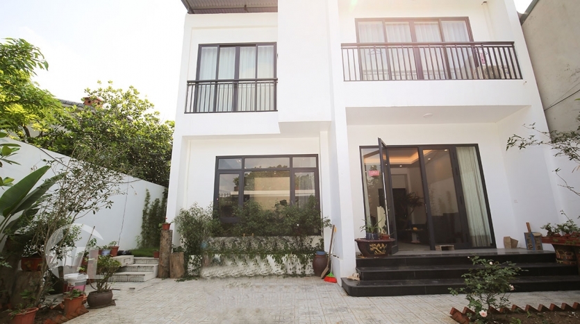 New furnished house to lease with open view in Tay Ho