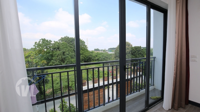 New furnished house to lease with open view in Tay Ho