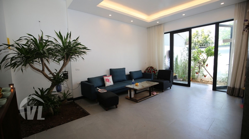 New furnished house to lease with open view in Tay Ho