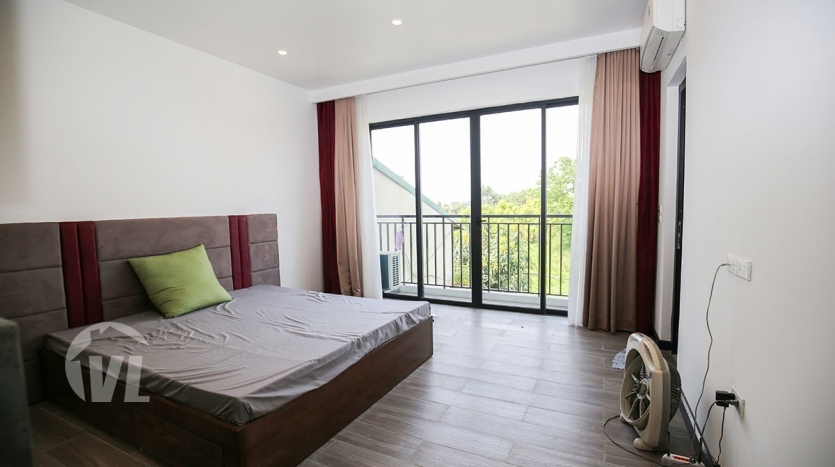 New furnished house to lease with open view in Tay Ho
