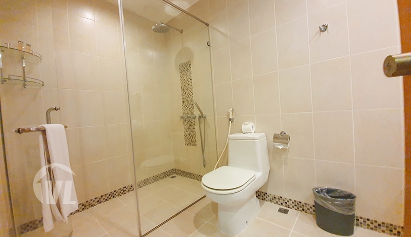 Spacious 3 bed flat to lease in Hoan Kiem with high ceiling and city view