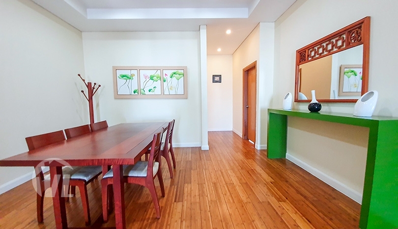 Spacious 3 bed flat to lease in Hoan Kiem with high ceiling and city view