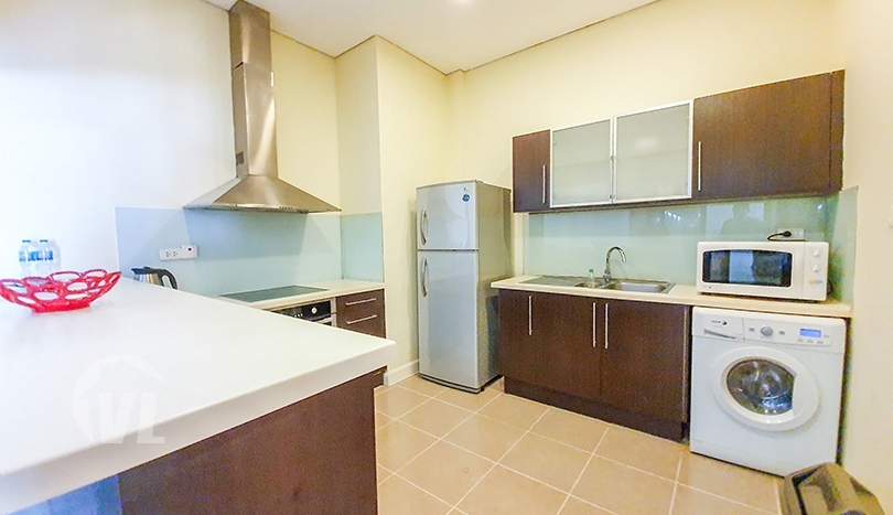 Spacious 3 bed flat to lease in Hoan Kiem with high ceiling and city view