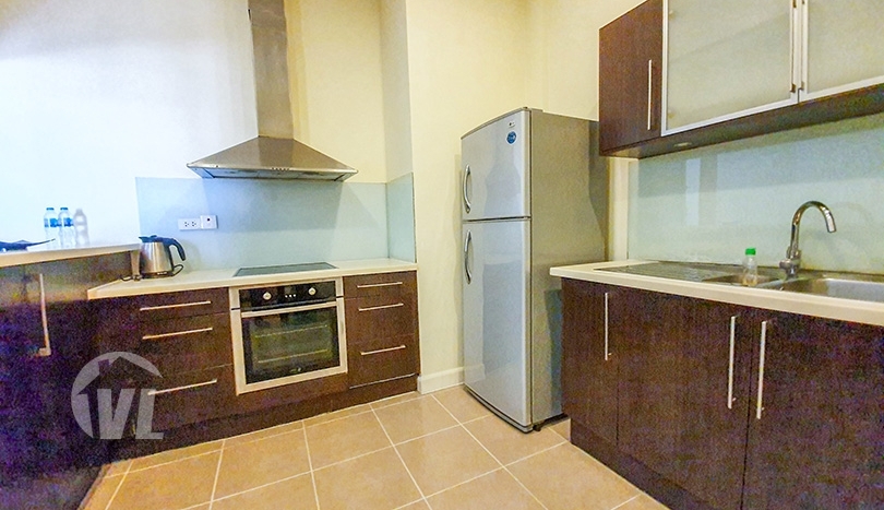 Spacious 3 bed flat to lease in Hoan Kiem with high ceiling and city view