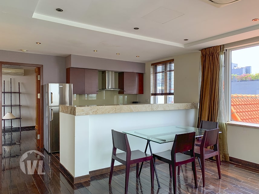 333 1 bedroom penthouse to rent in Tay Ho with private terrace