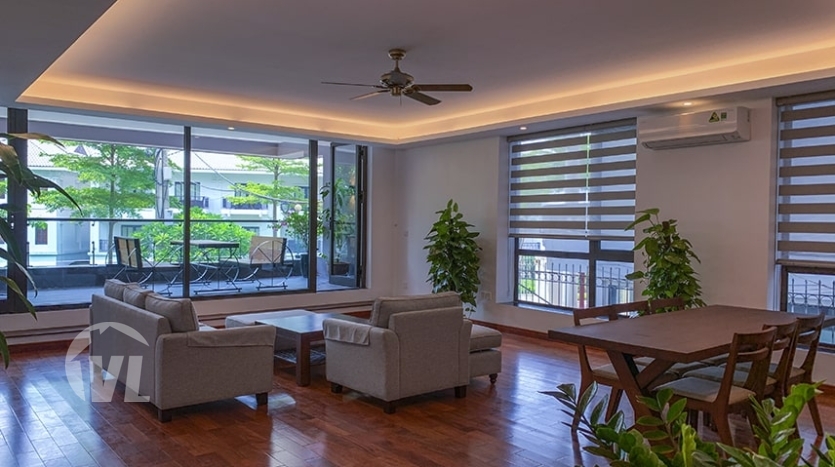 Brand-new 3 beds apartment with terrace in Tay Ho