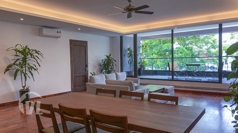 Brand-new 3 beds apartment with terrace in Tay Ho