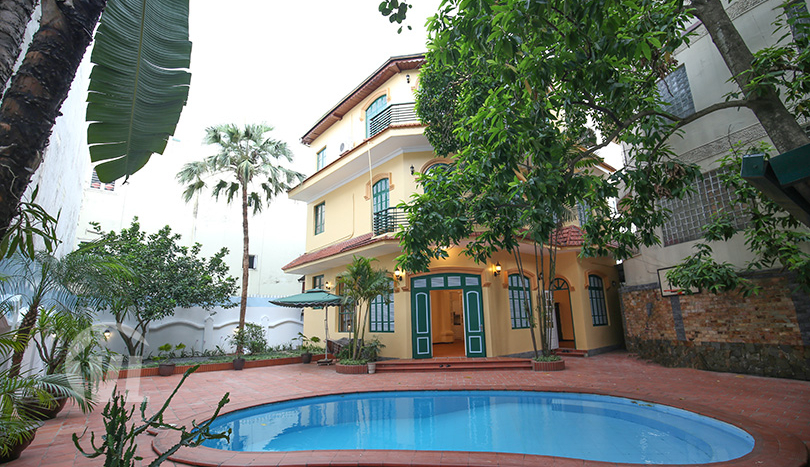 Gorgeous swimming pool villa in Tay Ho district close to the West Lake
