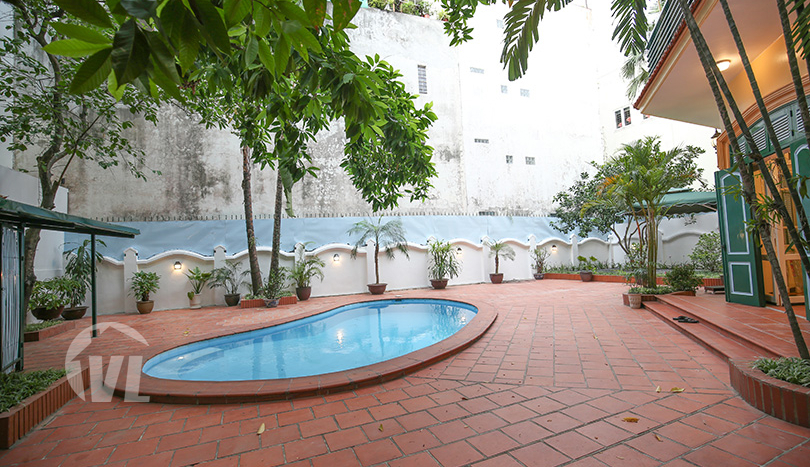 Gorgeous swimming pool villa in Tay Ho district close to the West Lake