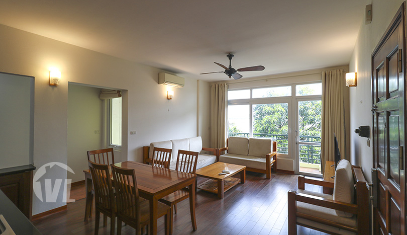 Lake view 2 bedroom apartment for rent on Tu Hoa Street