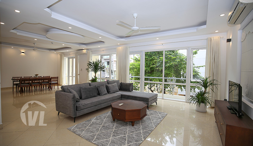 Spectacular furnished 4 beds house to lease in Tay Ho near the West Lake
