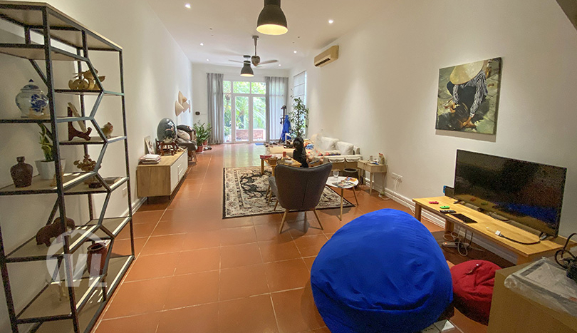 Unique large 5 bedroom villa with garden in Tay Ho for rent