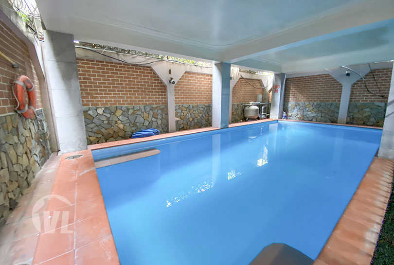 222 Beautiful 4 beds house with pool and garden in Tay Ho area