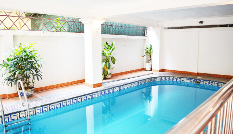 Furnished 5 beds house to rent with swimming pool in Tay Ho