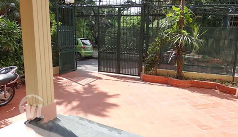 French colonial style house to lease with open view in Tay Ho