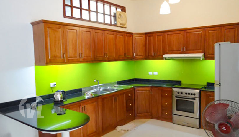 French colonial style house to lease with open view in Tay Ho