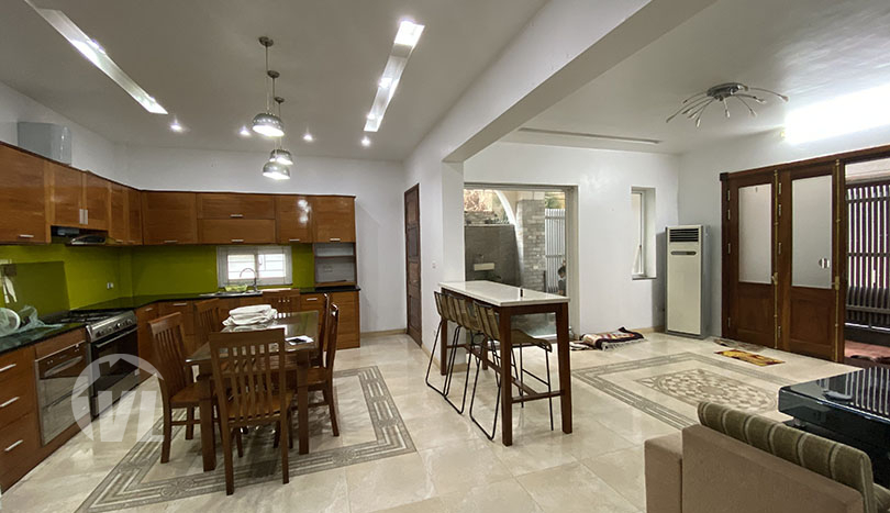 Furnished 5 beds 4 baths house to rent in Tay Ho district