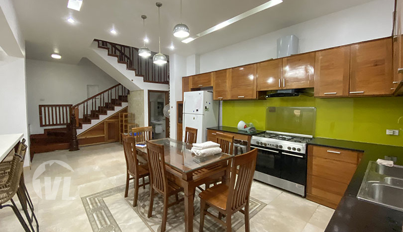 Furnished 5 beds 4 baths house to rent in Tay Ho district