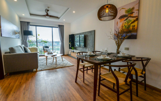 Lake view 2 bedroom apartment in Pham Huy Thong Ba Dinh