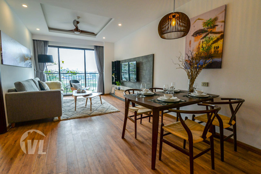 222 Lake view 2 bedroom apartment in Pham Huy Thong Ba Dinh