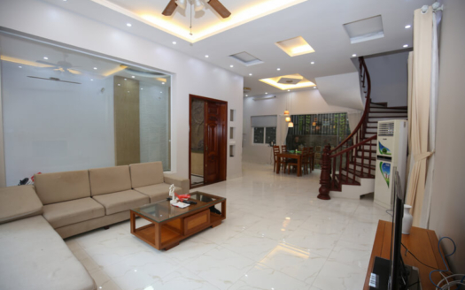 Five bedrooms furnished house with yard in Tay Ho district