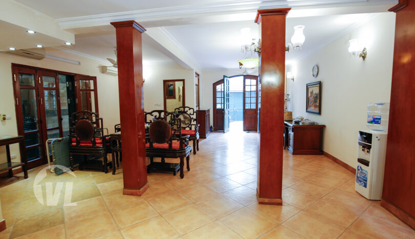 Furnished house to rent next to Wellspring School in Long Bien