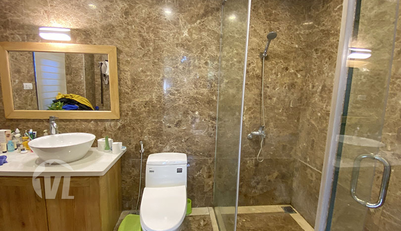 Modern villa with 200 sq m garden to rent in Tay Ho