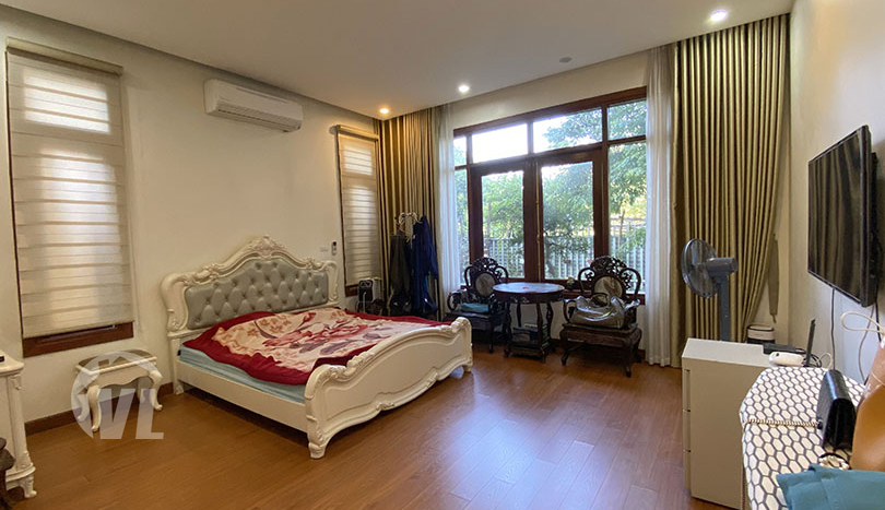 Modern villa with 200 sq m garden to rent in Tay Ho