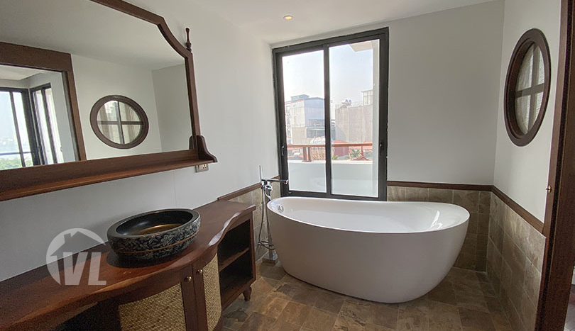 Brand-new lake view 4 beds apartment to lease in Tay Ho Hanoi