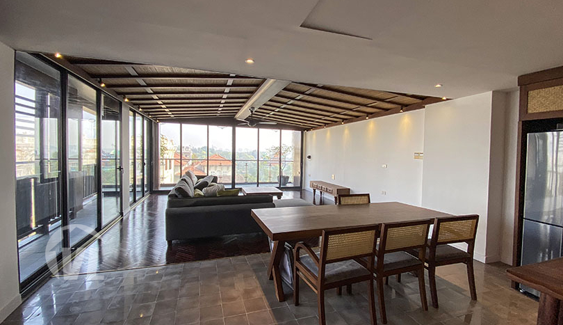 Brand-new lake view 4 beds apartment to lease in Tay Ho Hanoi