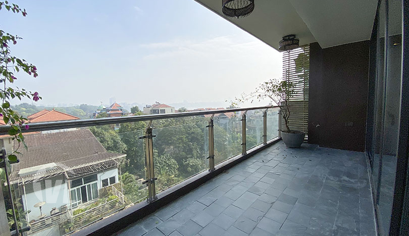 Brand-new lake view 4 beds apartment to lease in Tay Ho Hanoi