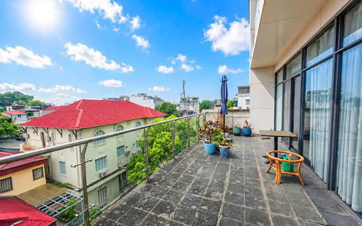 Spacious 3 bedroom apartment for rent in Truc Bach, fully furnished
