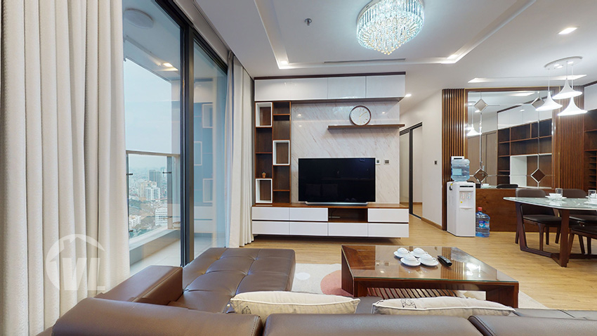 222 High floor Open view 3 bedroom apartment for rent in Vinhomes Metropolis