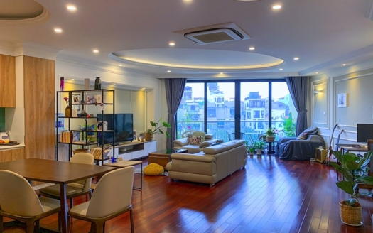 Lake view 170 sq m apartment to lease in Yen Phu