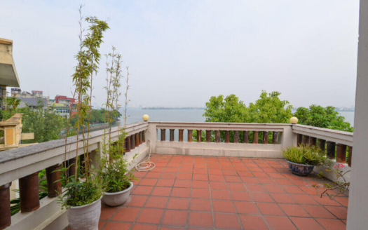 terrace lake view house Tay Ho Hanoi