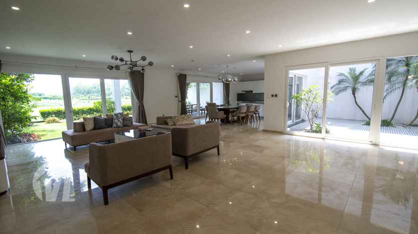 Furnished 6 bedrooms Q block villa to rent in Ciputra Hanoi