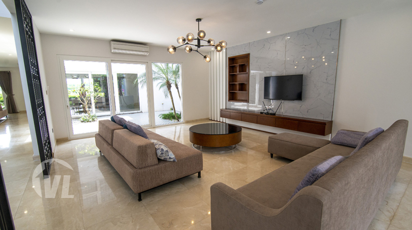 Furnished 6 bedrooms Q block villa to rent in Ciputra Hanoi