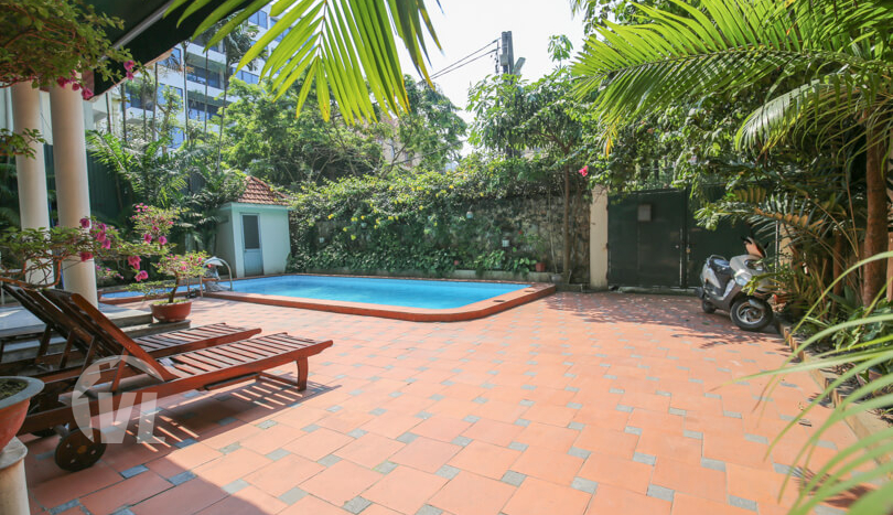 Large 6 bedrooms villa for rent with swimming pool in Tay Ho