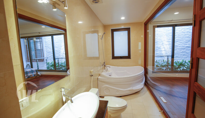 Furnished 4 bed house to rent with rooftop in Tay Ho