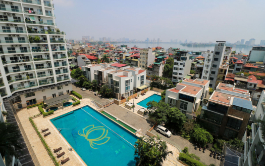 Lake view 2 bedroom apartment in Golden Westlake Hanoi