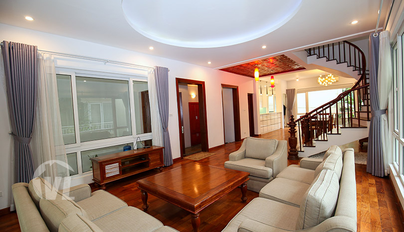 Top finishing 5 beds furnished house with pool in Tay Ho district