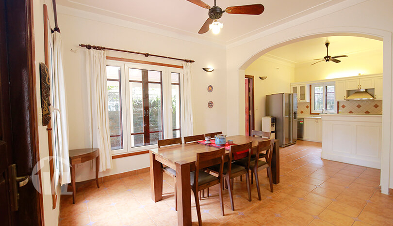 Fully furnished house with large yard to rent in Tay Ho