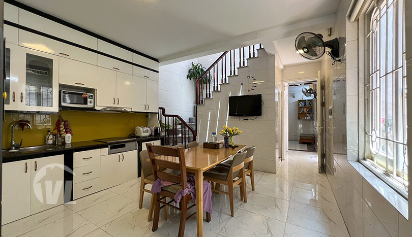 Furnished 4 bedroom house with yard to rent in Tay Ho