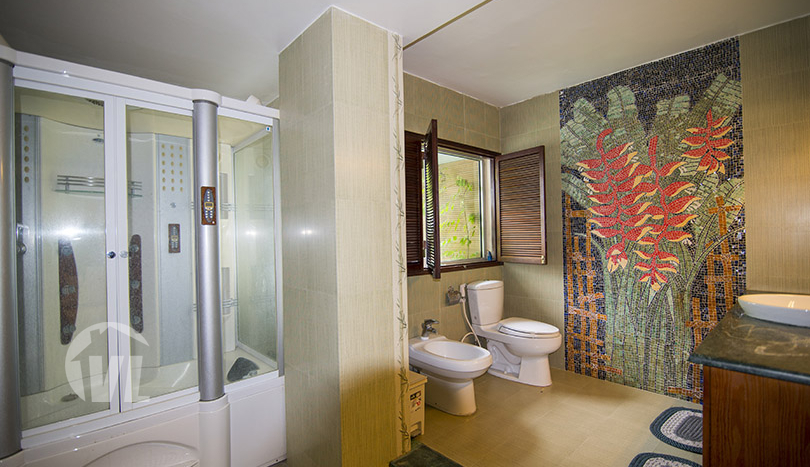 Modern furnished pool house with yard to rent in Tay Ho district