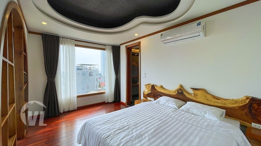 Awesome serviced penthouse in Tay Ho to rent with pool and terrace