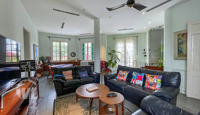 Charming french colonial style villa to rent on Hanoi Red River