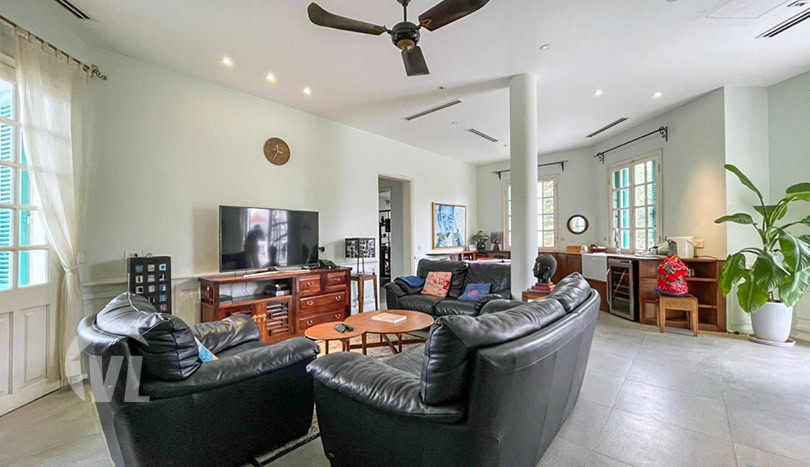Charming french colonial style villa to rent on Hanoi Red River