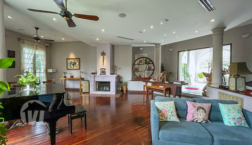 Charming french colonial style villa to rent on Hanoi Red River
