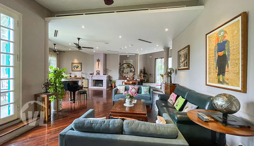 Charming french colonial style villa to rent on Hanoi Red River