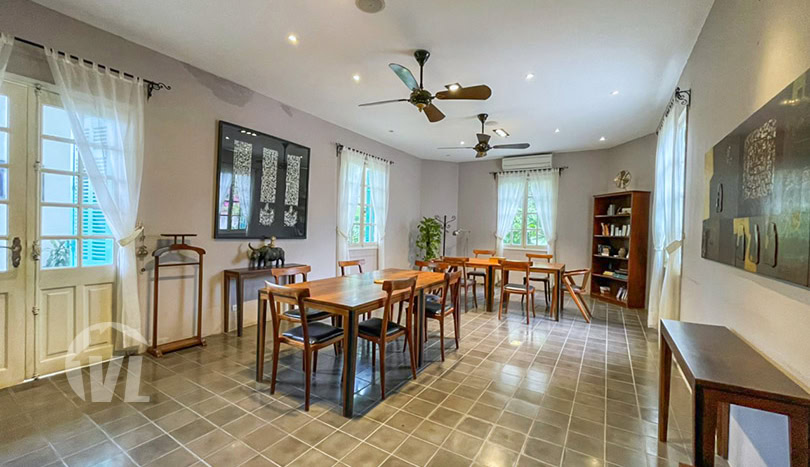 Charming french colonial style villa to rent on Hanoi Red River